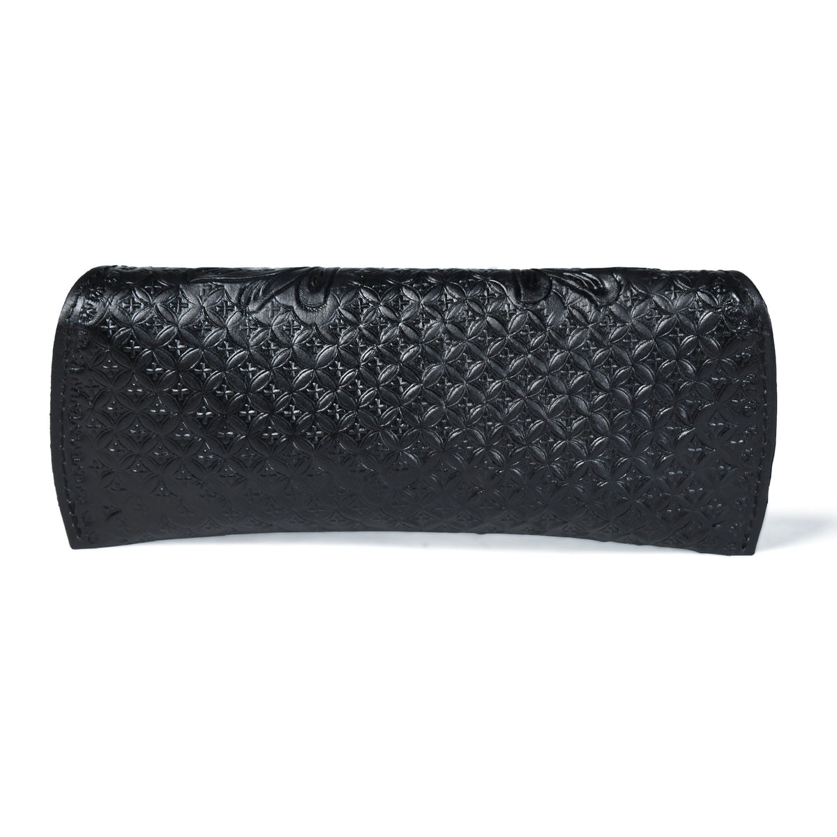 Black Textured Leather Sunglasses Cover