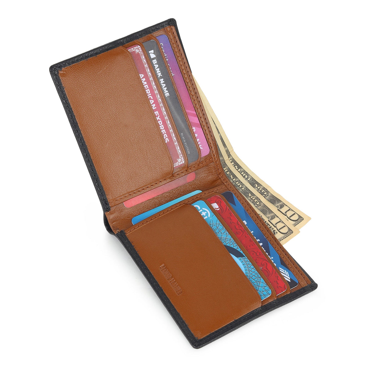 Black Minimal Contrast Wallet